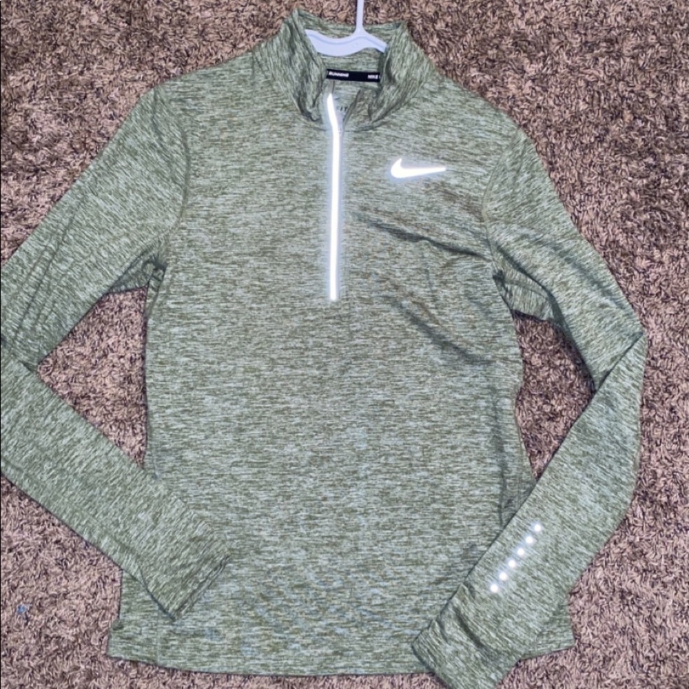 Green Quarter Zip